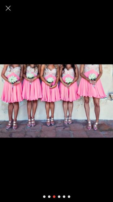 Qual a cor do vestido das suas madrinhas? - 1
