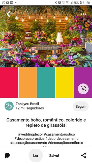 Casamento com paletas nas cores tropicais . Ajudaaa - 1