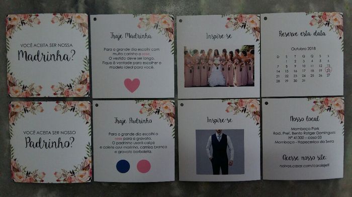 Convite/caixa Padrinhos - diy - 6