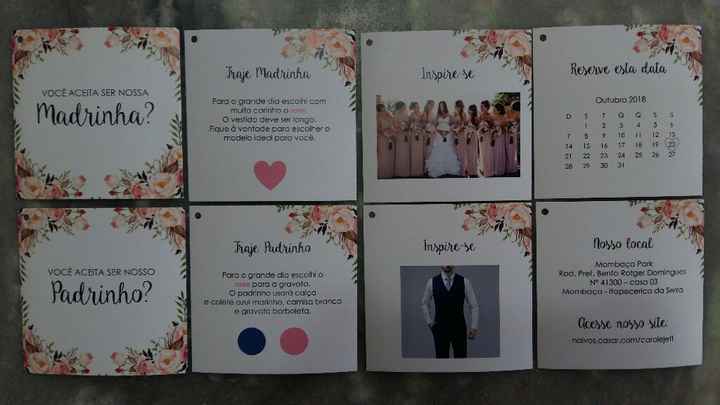 Convite/caixa Padrinhos - diy - 6