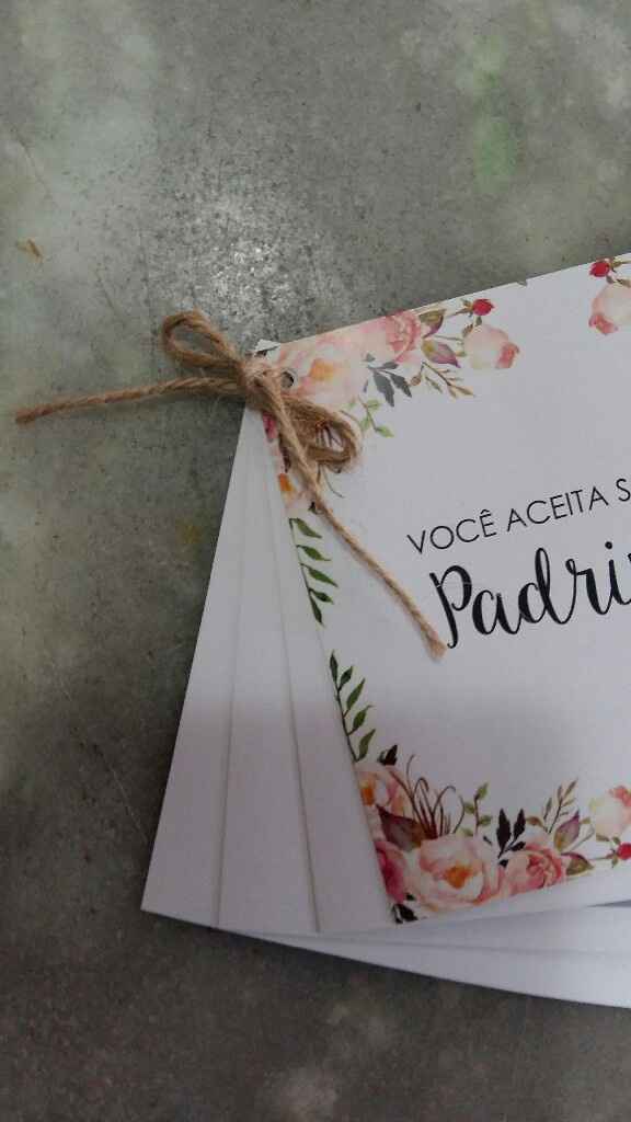 Convite/caixa Padrinhos - diy - 7