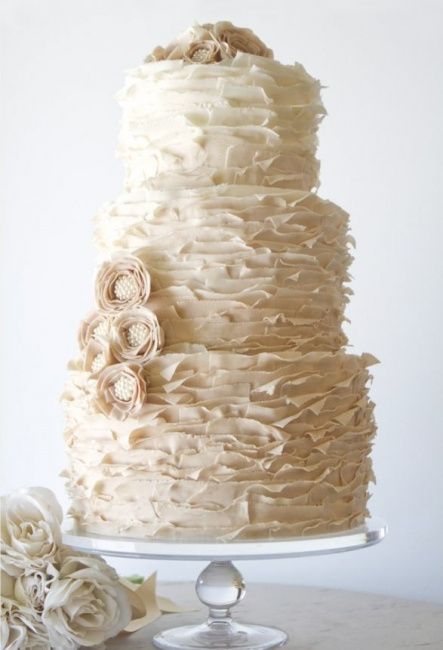 Texturas de bolo de casamento