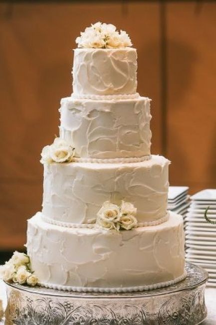 Texturas de bolo de casamento