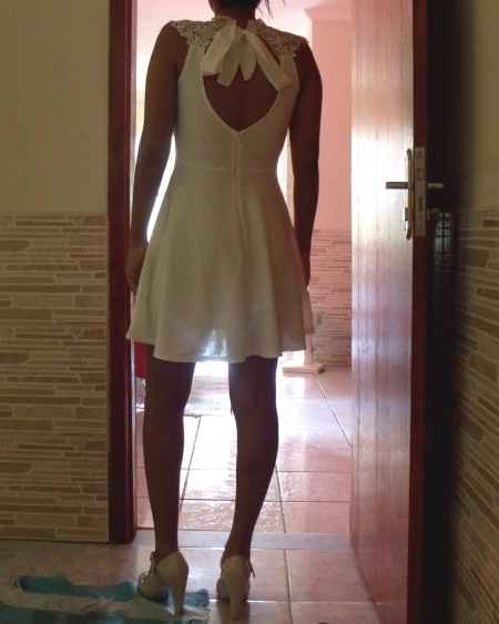 Vestido do casamento civil