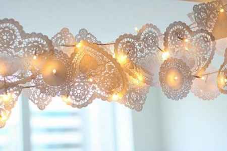 Guirlanda de doilies