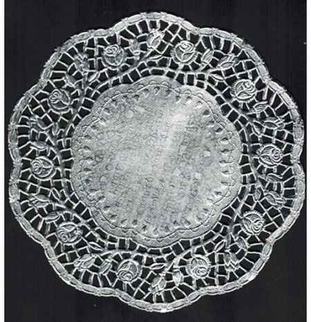 Silver doilies