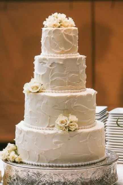 Texturas de bolo de casamento