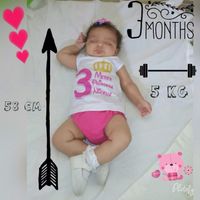 Meu terceiro mês, sou uma mamãe muito babona, kkk