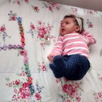 Meu quarto mês, sou uma mamãe muito babona, kkk