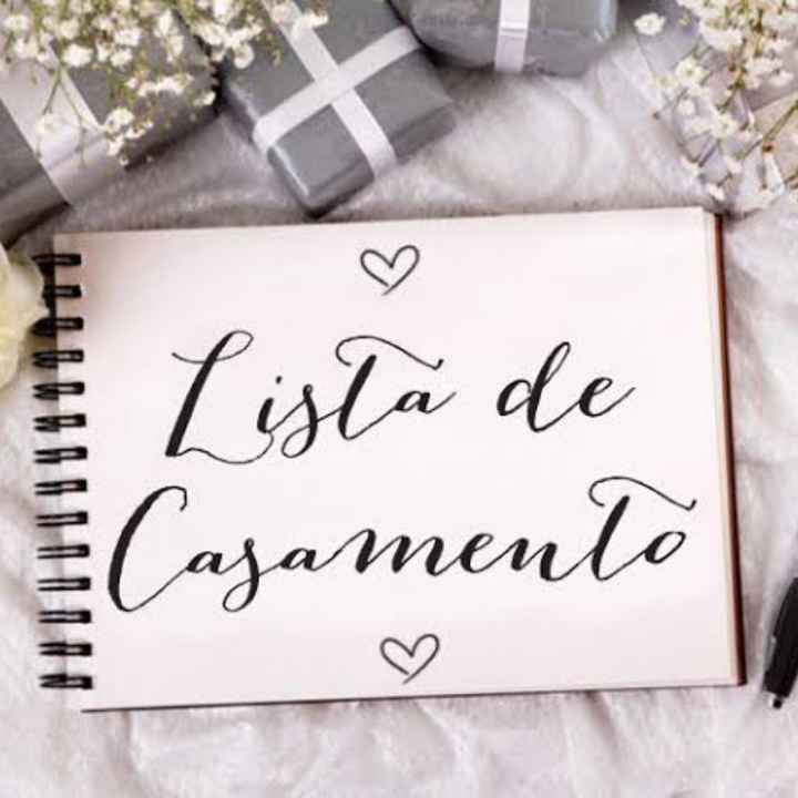 Lista de presentes 🎁 - 1