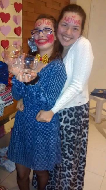 Amiga, noiva e madrina