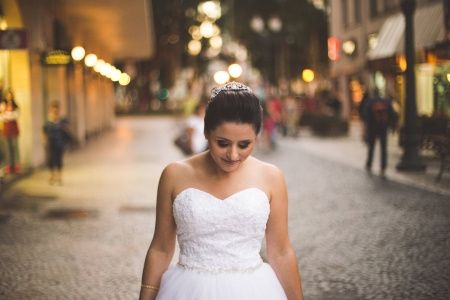 Meu vestido de noiva.
