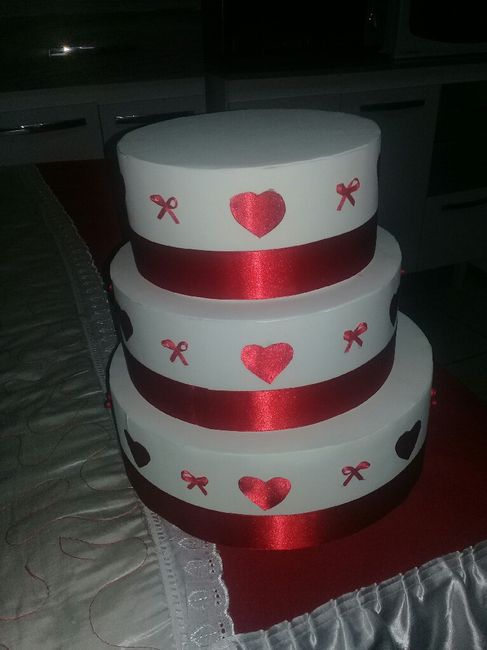 Bolo fakeee, terminado 👰👰👐 - 4