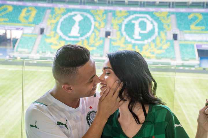 Pré Wedding no Allianz Parques 💚🐷 - 7