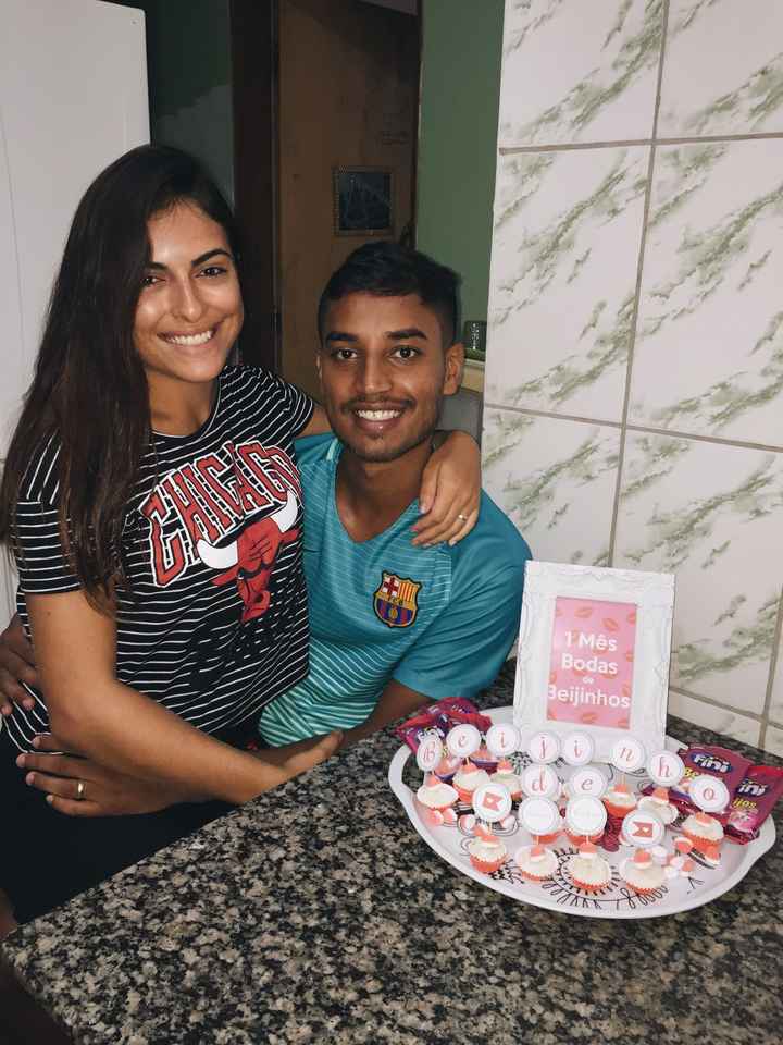  1 mês - Nossas Bodas de Beijinho - 1
