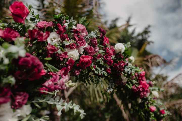 Arco de flores
