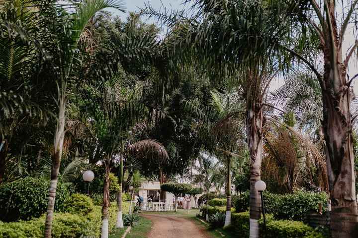 Entrada da chácara