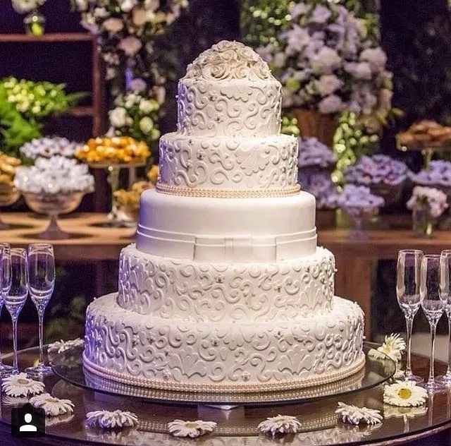 Bolo de casamento - 5