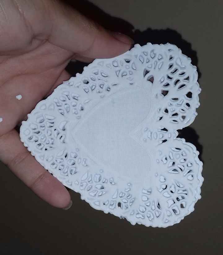 Doilies de coração