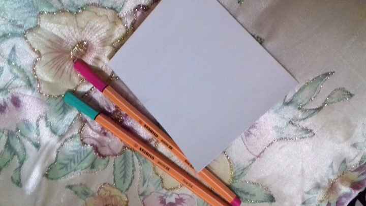 Bloco de papel pros recados aos noivos