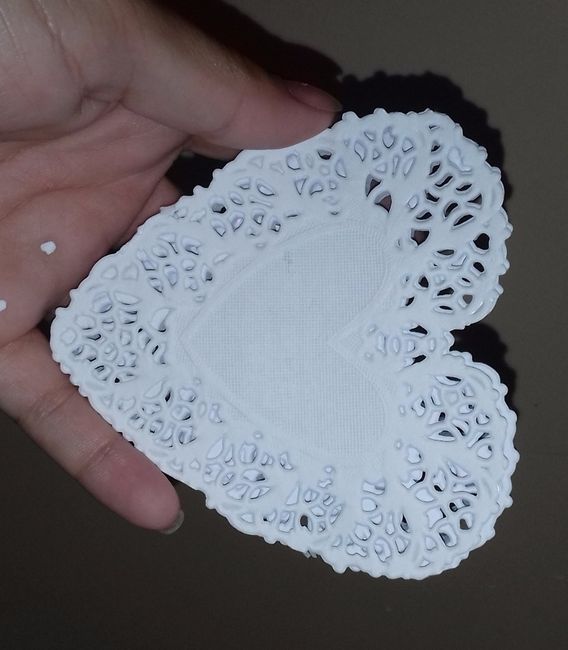 Doilies de coração