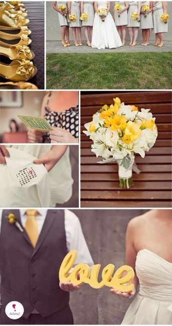 Decoração amarelo