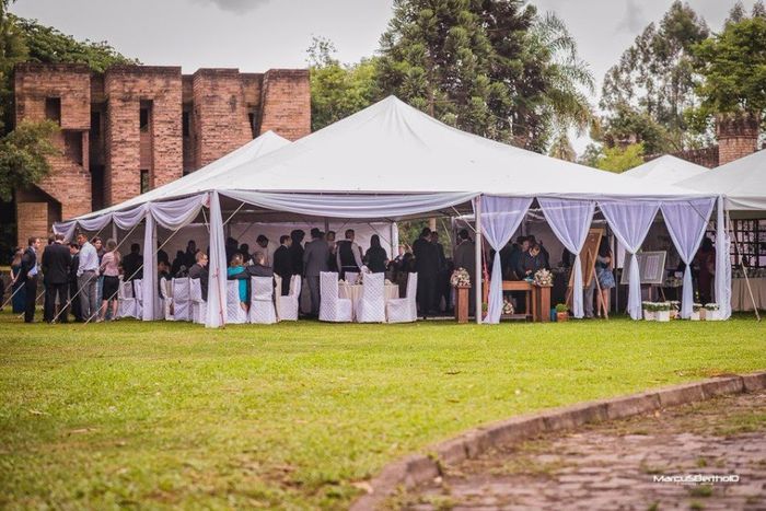 Casamento com chuva