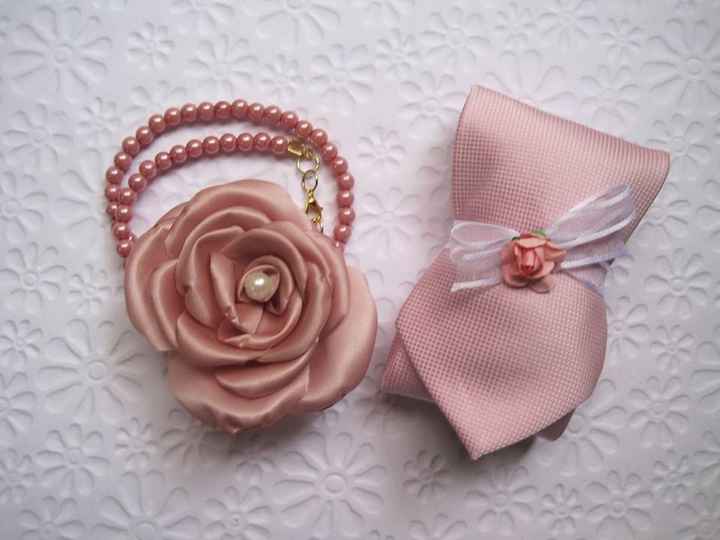 gravata e corsage