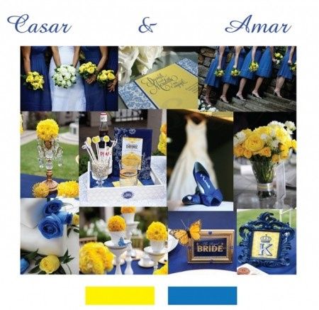 As cores do meu casamento