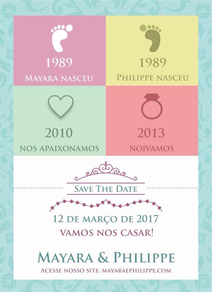 Meu save the date #vemver - 1