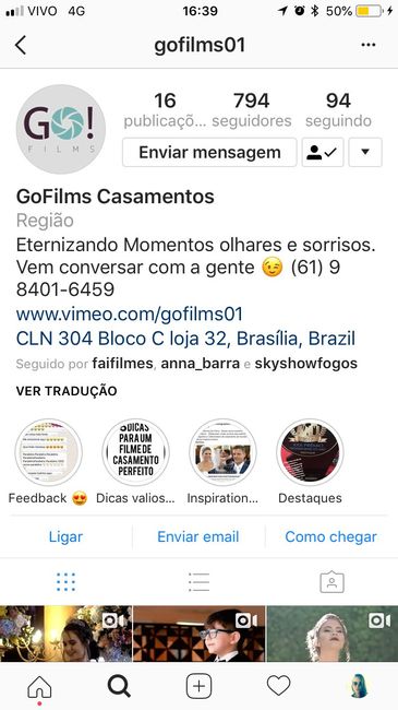 Instagram Go Filmes