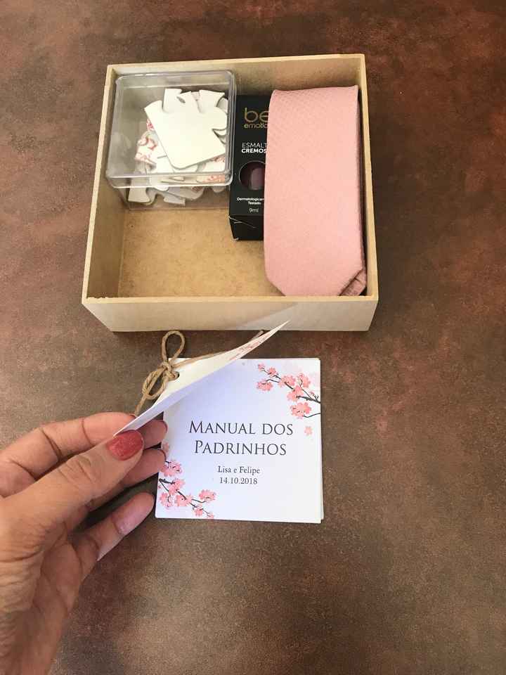 Caixas Convites para os Padrinhos - 6
