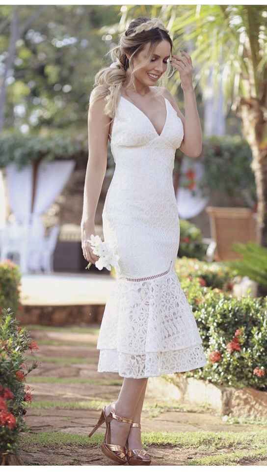 Vestido para o casamento no civil. - 1