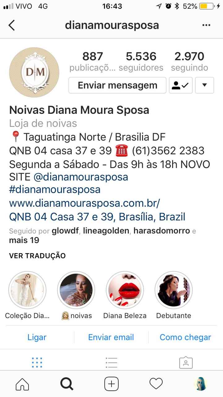 Instagram Diana Moura Sposa