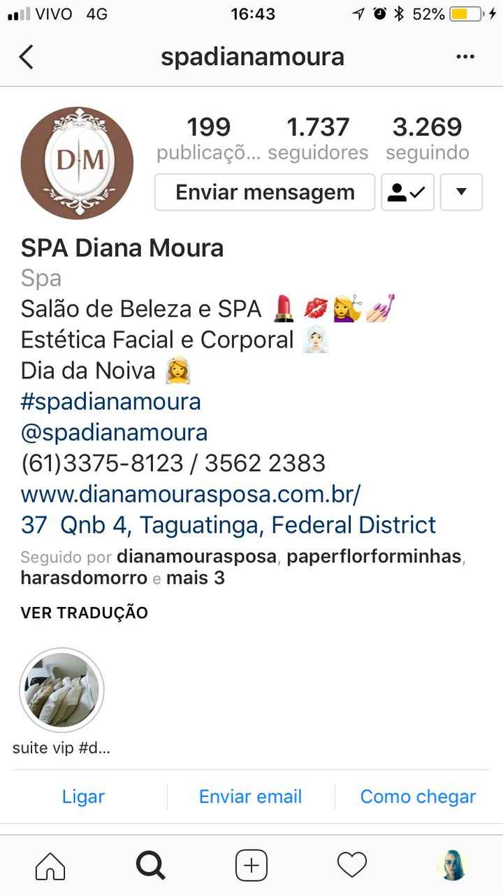 Instagram Diana Moura Spa