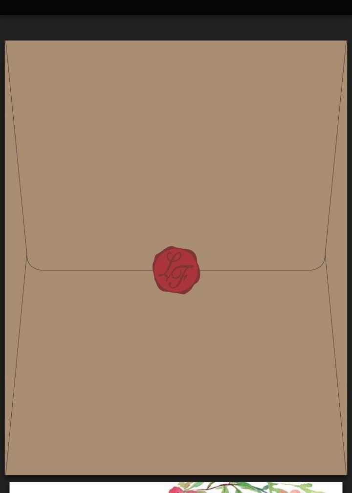 Envelope do Convite ( estilo rústico)