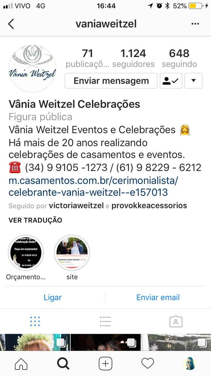 Instagram Vânia Weitzel