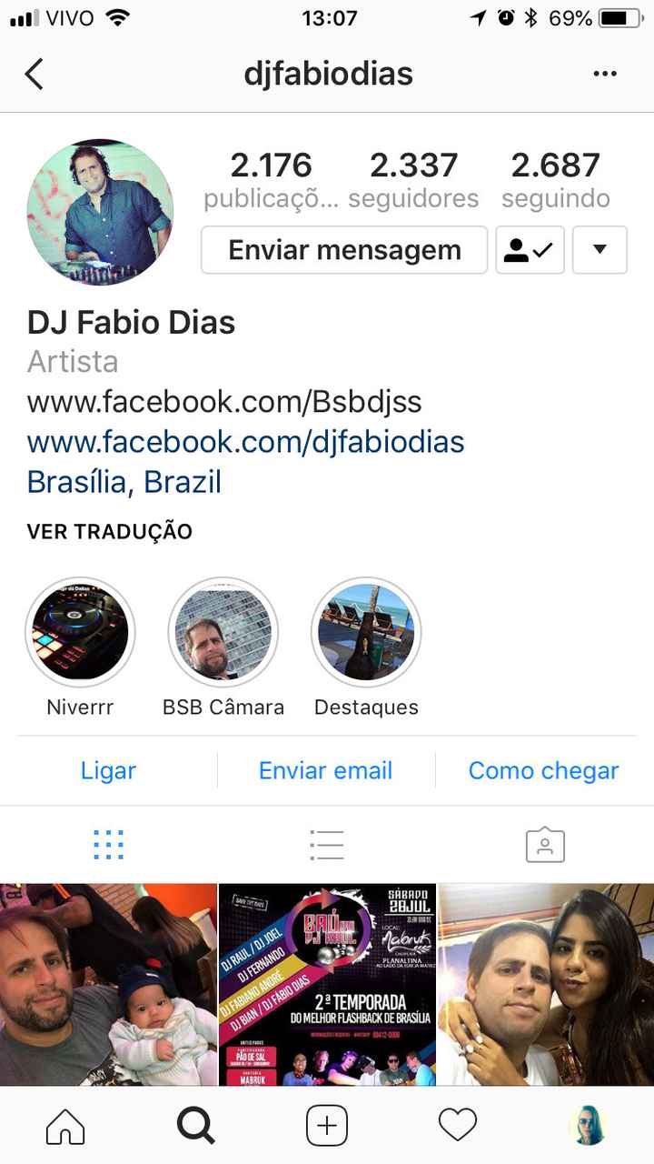 Instagram Dj Fábio Dias