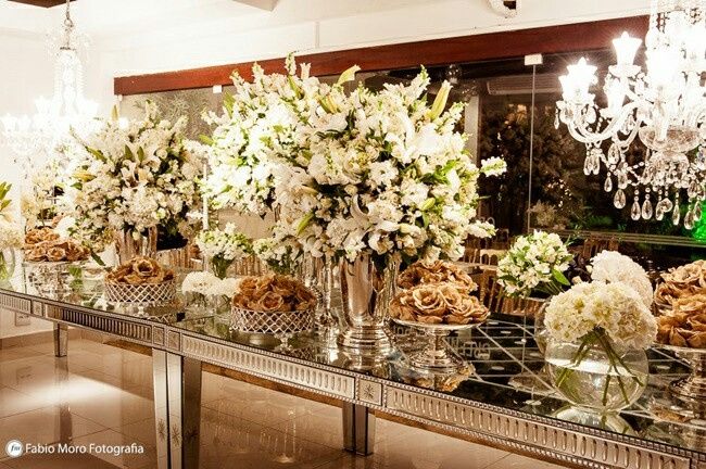 Decoração branco e dourado... oq vcs acham? - 1