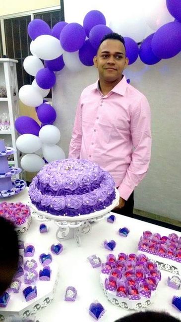Meu noivo me esperando pra fazer o pedido de casamento kkkk