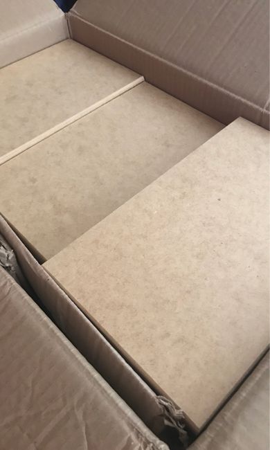 Minhas caixas em Mdf cru chegaram - 2