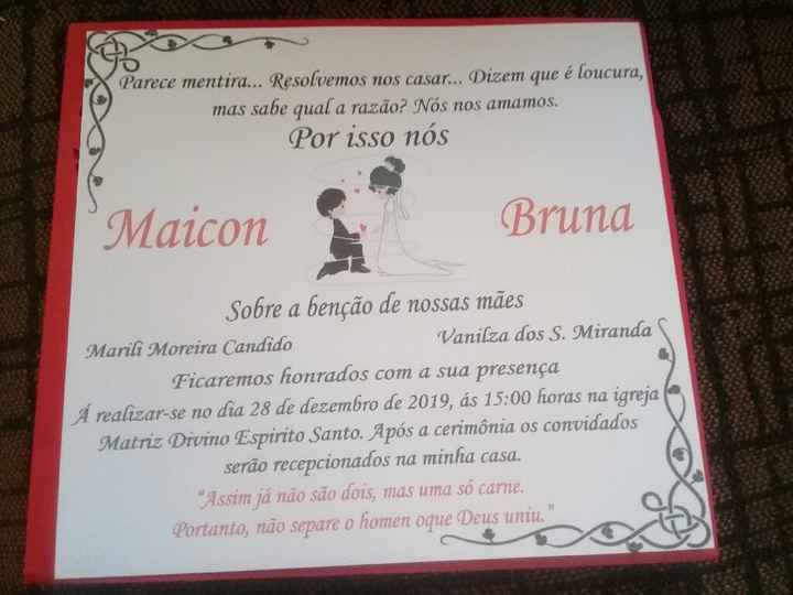 Nomes no convite.. - 1