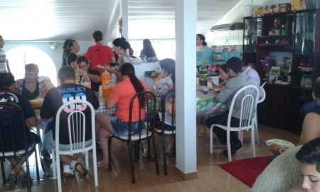 Hora do almoço... 