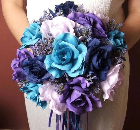 Buque Azul e Roxo