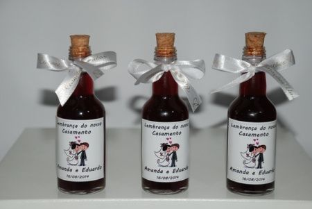 Mini garrafinhas vinho