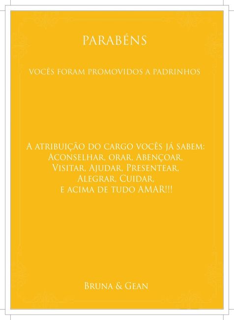 convites padrinhos