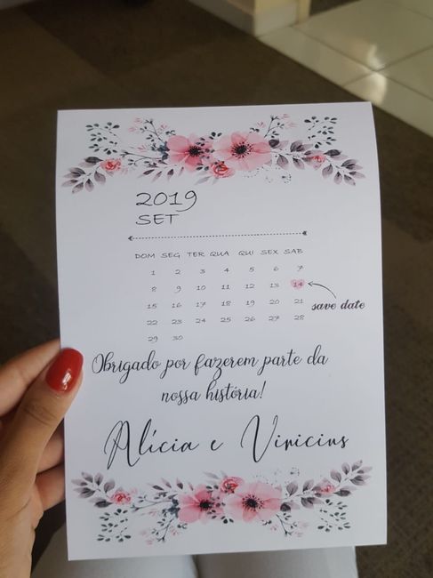 E na última, o calendário e agradecimento