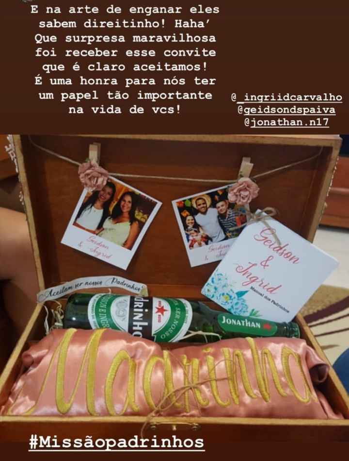 meu convite de padrinhos *.* - 2