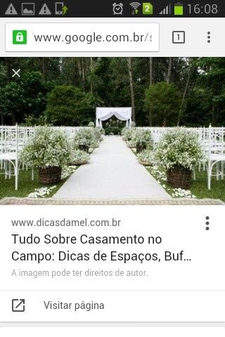 A decoração do seu casamento - A cerimônia - 1