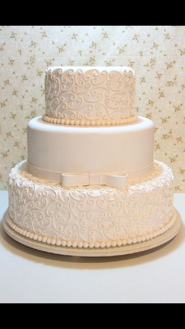 Quantos andares terá seu bolo de casamento? 1
